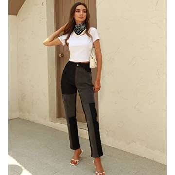 GRACE KARIN Women Shoulder Bag Crossbody Removable Strap Leather White Chain Handbags Medium