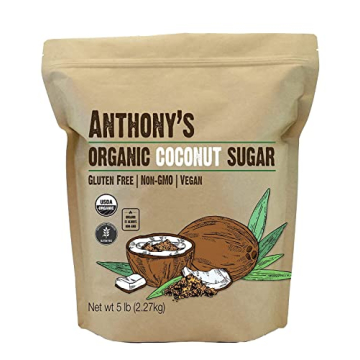 Anthony's Organic Coconut Sugar 5lbs - Non-GMO & Gluten Free