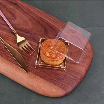 Elegant Clear Mini Cupcake Containers for Desserts