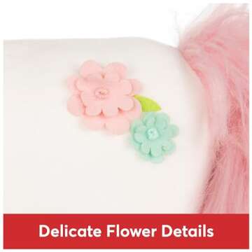 GUND Lily Rose Unicorn Stuffed Animal Plush Toy for Ages 1 and Up, White, 15”