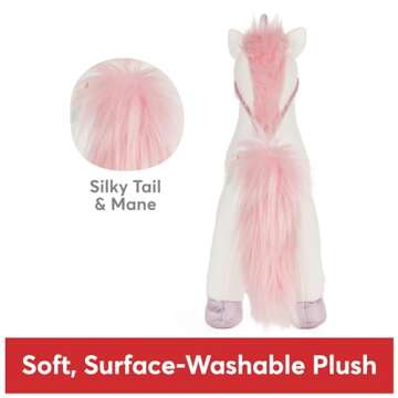 GUND Lily Rose Unicorn Stuffed Animal Plush Toy for Ages 1 and Up, White, 15”