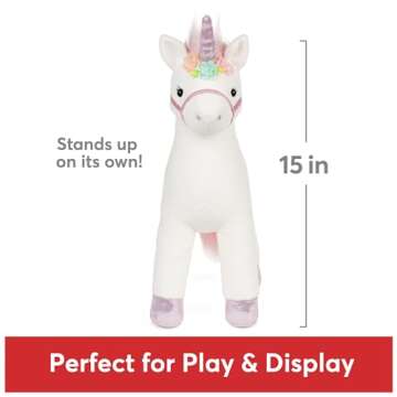 GUND Lily Rose Unicorn Stuffed Animal Plush Toy for Ages 1 and Up, White, 15”