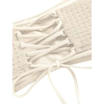 ZAFUL Women's Bandeau Bikini - Comfortable and Stylish Swimsuit