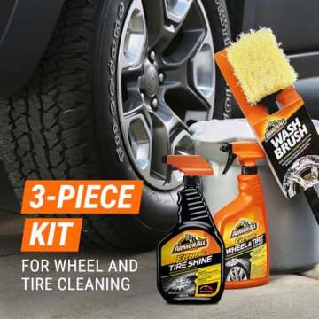Armor All Car Wheel Cleaner and Tire Shine Kit - 3 Count
