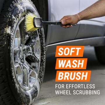 Armor All Car Wheel Cleaner and Tire Shine Kit - 3 Count