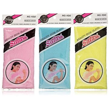 Salux Nylon Japanese Wash Cloth - Exfoliate and Revitalize Skin