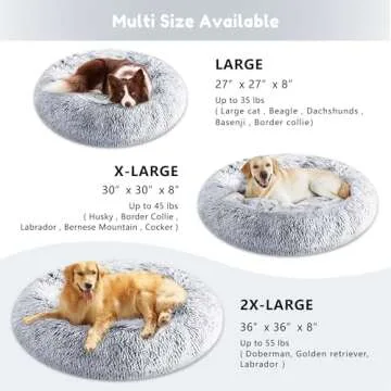 Calming Dog & Cat Bed - Cozy, Soft and Anti-Anxiety