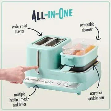 Shop Nostalgia 3-in-1 Retro Breakfast Station for Easy Cooking