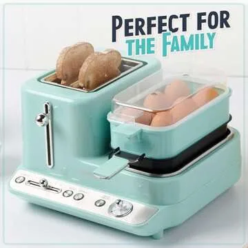 Shop Nostalgia 3-in-1 Retro Breakfast Station for Easy Cooking