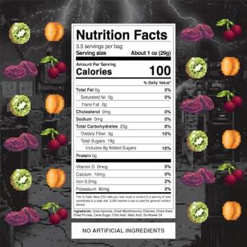 Final Boss Sour, Frankenstein Food, Extremely Sour Candy (3.5 Ounce Bags, 4 Bags Total) - Real Fruit, Extremely Sour Candy, No Artificial Ingredients