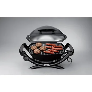 Weber Q1400 Electric Grill - Gray, Compact, and Versatile