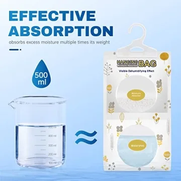 Vacplus Hanging Moisture Absorbers - 10 Pack Dehumidifier Bags