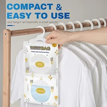 Vacplus Hanging Moisture Absorbers - 10 Pack Dehumidifier Bags