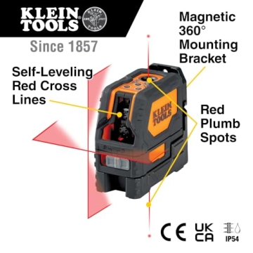 Precision Klein Tools 93LCLS Laser Level for DIY Enthusiasts