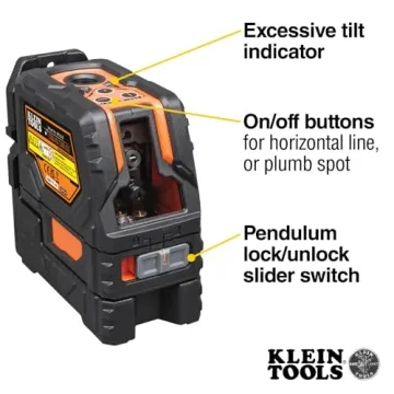 Precision Klein Tools 93LCLS Laser Level for DIY Enthusiasts
