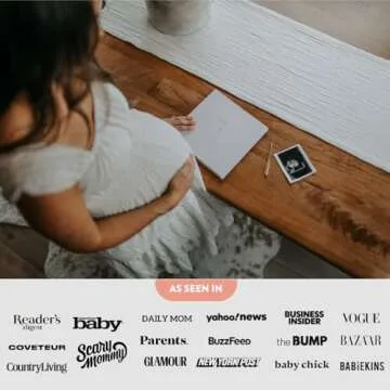 Lucy Darling Baby Memory Book, Luxury Baby First Year Book & Photo Album for Baby Boy/Girl, Keepsake Baby Books & Journals, Gender Neutral Memories & Milestone Book, Pregnancy Gift - Honey Bee