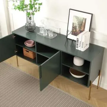 WILLIAMSPACE Buffet Sideboard: Stylish & Spacious 64" Cabinet