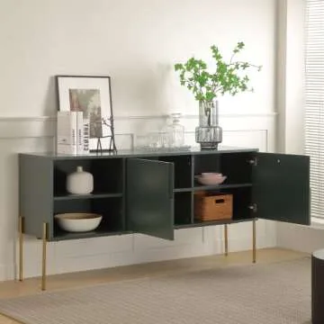 WILLIAMSPACE Buffet Sideboard: Stylish & Spacious 64" Cabinet