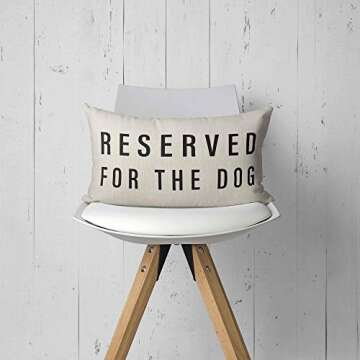 Mancheng-zi Reserved for The Dog Pillow,12 x 20 Pillow Cover,Dog Pillows,Dog Decor,Pillow for Dog,Do...