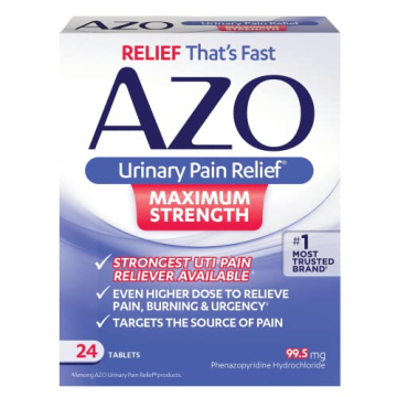 AZO Urinary Pain Relief Max Strength - Fast UTI Symptom Relief