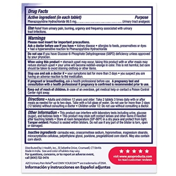 AZO Urinary Pain Relief Max Strength Fast UTI Relief