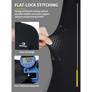 Owntop 5mm Wetsuit for Men - Long Sleeve Full Diving Suits Stretch One Piece Dive Skin UPF50+ Thermal Neoprene Swimwear Ideal for Scuba Surfing Snorkeling, Gray 3XL