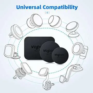 Volport Metal Plate for Secure Magnetic Phone Mounting