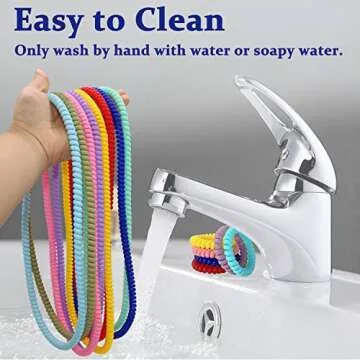 Stretchy Coil Chew Necklaces and Bracelets for Sensory Kids, 16 Pack Teething Bracelets Necklace for Boys and Girls with Autism ADHD SPD, Fidget Toys for Autistic Children Reduce Biting and Anxiety