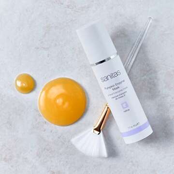 Sanitas Skincare Pumpkin Enzyme Mask, Exfoliating, Brightening Treatment Mask, Organic Pumpkin, Vita...