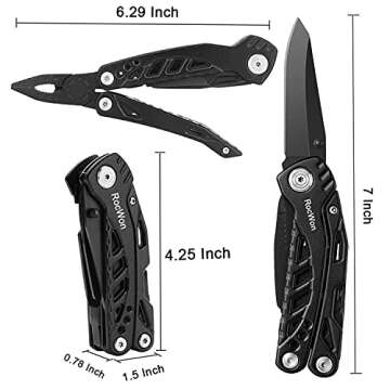 RocWon 11 in 1 Multitool Knife for Outdoor Activities