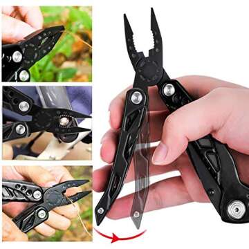 RocWon 11 in 1 Multitool Knife for Outdoor Activities