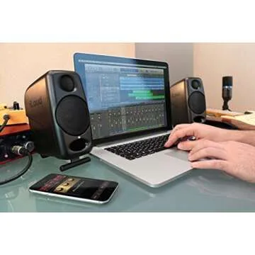IK Multimedia iLoud Micro Monitor: 50W Portable Bluetooth Studio Speakers