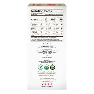 Miss Jones Baking Organic Pumpkin Bread & Muffin Mix - Non-GMO, Vegan-Friendly, 100% Whole Grains (3 Count Case)