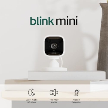 Blink Mini 3-Pack Smart HD Security Cameras with Alexa