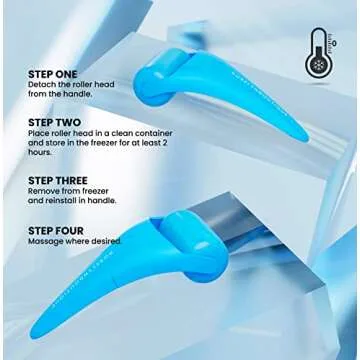 ROSELYNBOUTIQUE Ice Roller for Face Puffiness Fine Lines