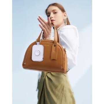 RORRY Portable Charger, 5000mAh Portable Charger Power Bank with Built-in Cables, Travel Keychain Battery Pack for Apple Watch Ultra 2/9/8/Ultra/7/6/SE/5, iPhone 16/15/14/13/12, Blue