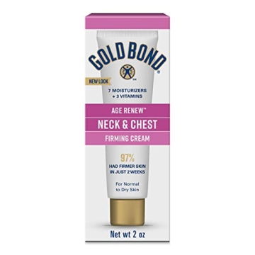 Gold Bond Age Renew Neck & Chest Firming Age Renew Cream, 2 oz., Clinically Tested Skin Firming Cream