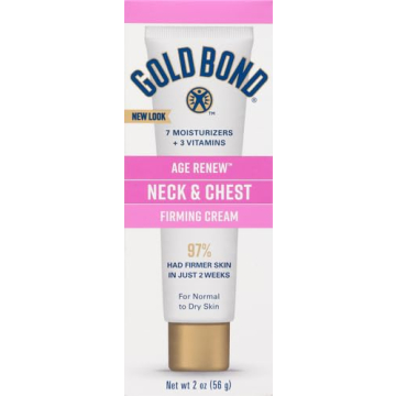 Gold Bond Age Renew Neck & Chest Firming Age Renew Cream, 2 oz., Clinically Tested Skin Firming Cream