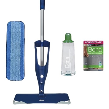 Bona Multi-Surface Floor Premium Spray Mop - Includes Cleaner Concentrate & Washable Pad - For Stone...