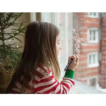 Better Office Products Magnetic A-Frame Chalkboard Sign, Extra Large 20" x 40", Standing Chalkboard Easel, with Chalk Marker + Chalk & Eraser, Sandwich Board Outdoor Sidewalk Sign,(Whitewash)