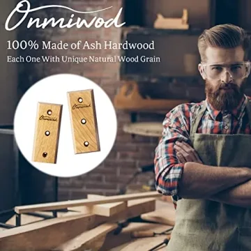 Onmiwod Guitar Wall Mounts - Ash Hardwood Holders
