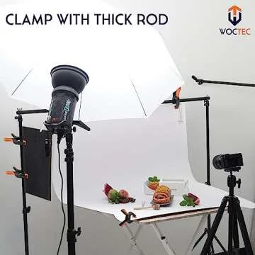 WOCTEC 4 Pack Spring Clamps Heavy Duty, 6 Inch Wodworking Clamps for Crafts and Pool Cover Clips with 3 Inch Jaw Opening for Cover Holding and Wood Gluing