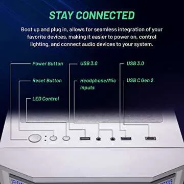 Skytech Gaming Archangel PC - Intel i5, RTX 4070, 1TB SSD, 16GB RAM