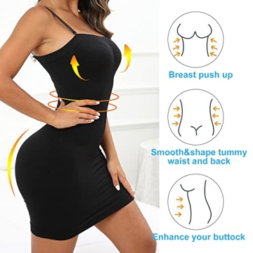 SLLIE Strapless Shapewear Slip for Under Dresses