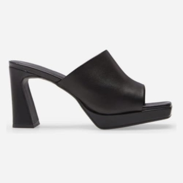 Trish Lucia Women's Platform Chunky Heels Mules for Summer Style