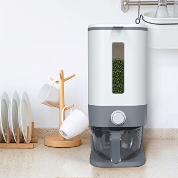 Inscape Data Rice Dispenser with Measuring Cup and Lid