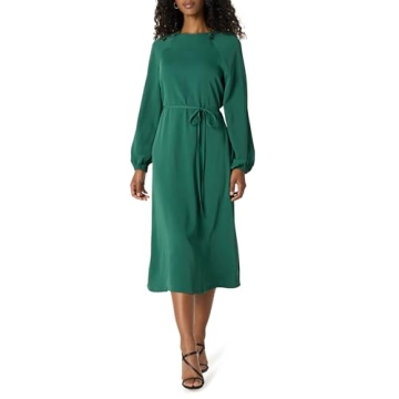 The Drop Women’s Rain Forest Dolman Dress: Elegant & Comfortable Midi Dress