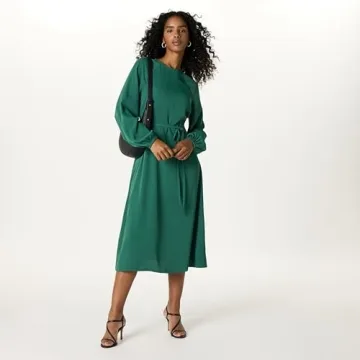 Elegant Comfortable Women’s Rain Forest Dolman Dress