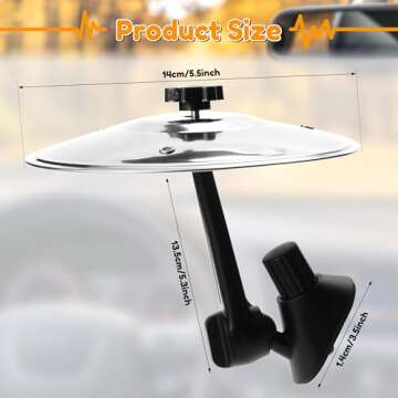 GioXtra Car Crash Cymbal - Fun Mini Drum Cymbal for Your Car