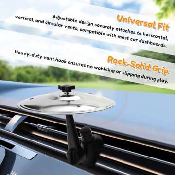 GioXtra Car Crash Cymbal – Fun Musical Car Accessory